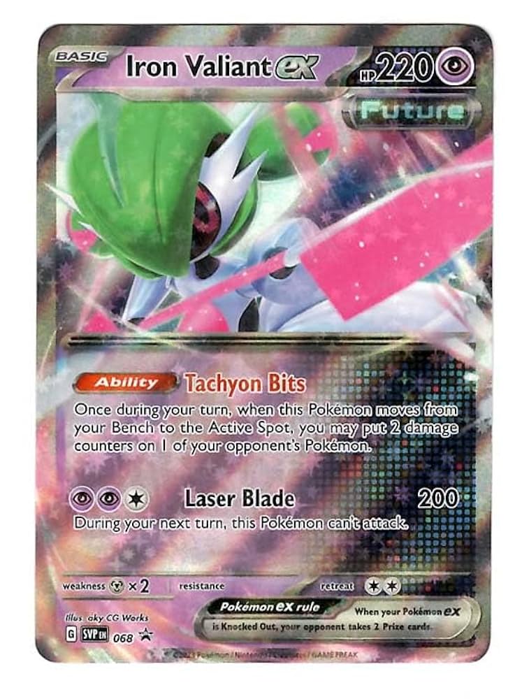 VT CSプロモ Pokemon - Iron Valiant SVP 068 - Paradox Rift - Black Star